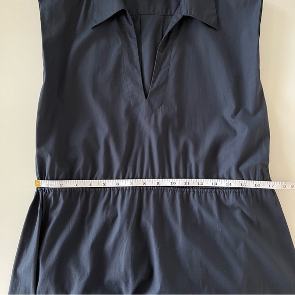 Rag & Bone Soraya 100% Cotton Cut Out Midi Dress in Navy Blue Size Large - Picture 16 of 16